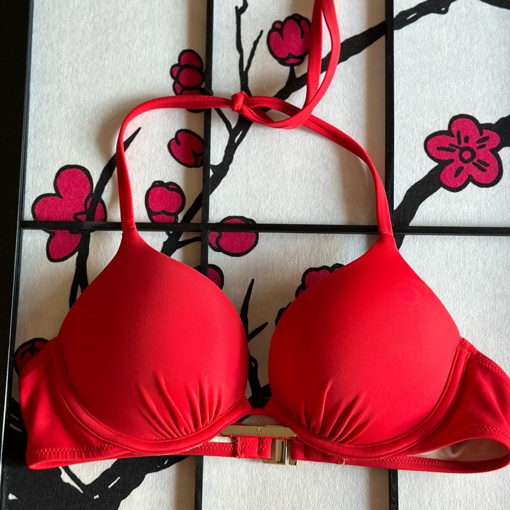 Victoria’s Secret Red Bombshell Bikini Top